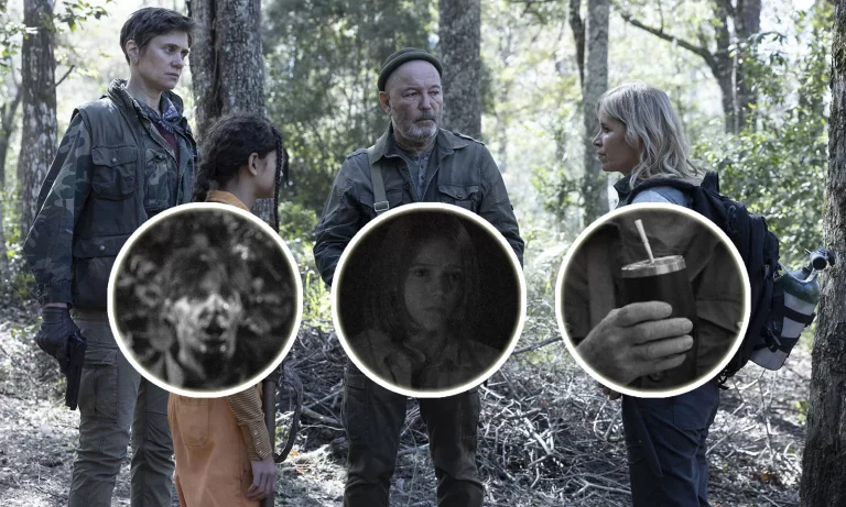 Montagem com curiosidades das cenas do episódio 3 da 8ª temporada de Fear the Walking Dead.