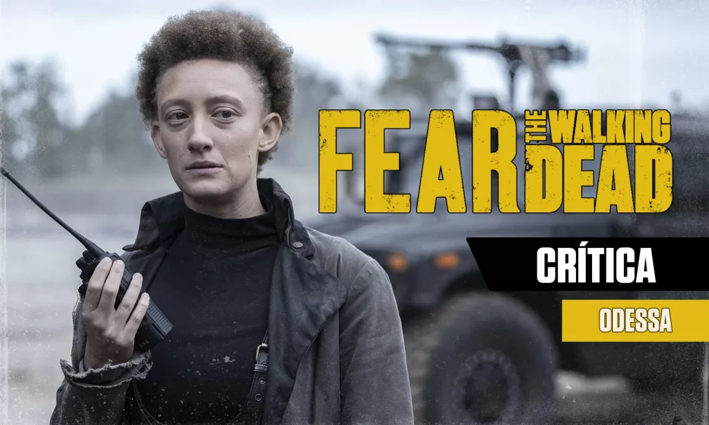 Shrike em arte da crítica do episódio 3 da 8ª temporada de Fear the Walking Dead.