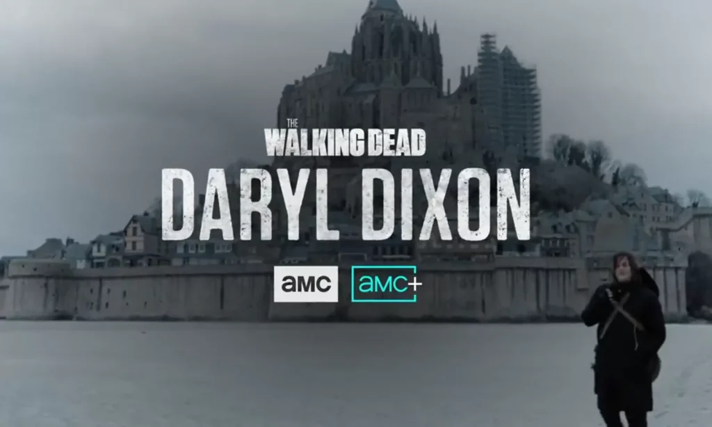 Daryl Dixon em cena de sua série spin-off de The Walking Dead na França.