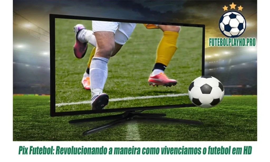 Jogador chutando bola para ilustrar artigo do Pix Futebol.