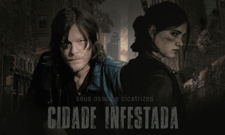 Pôster do Capítulo 1 - "Cidade Infestada" da fanfic Seus Ossos e Cicatrizes.