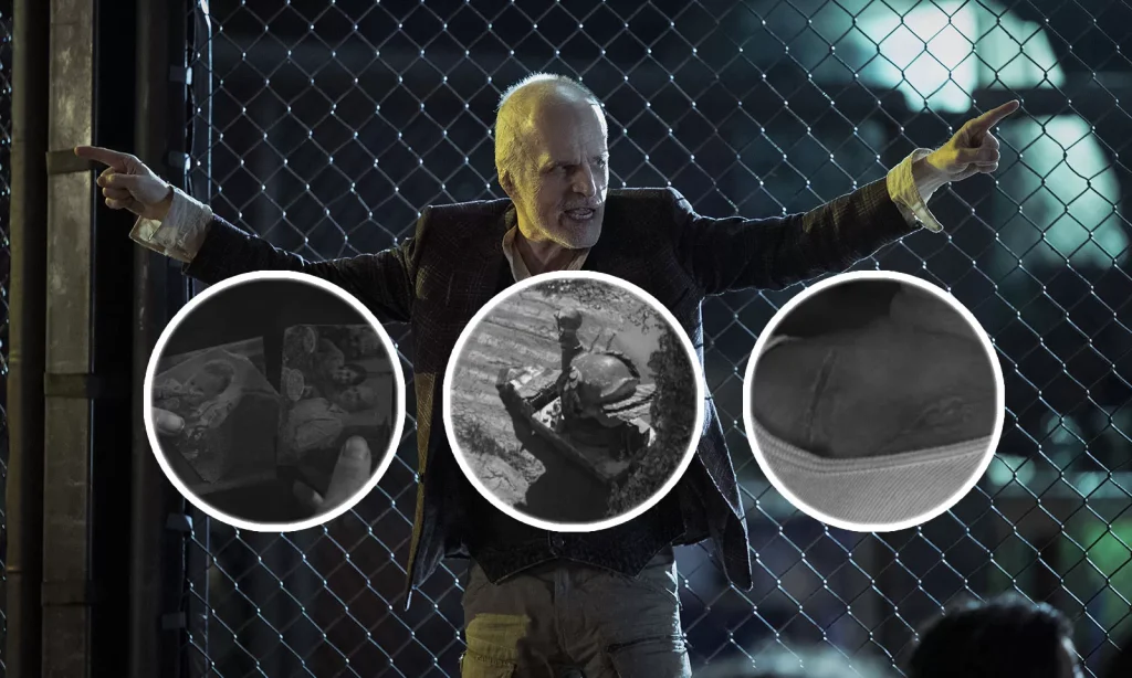 Montagem com curiosidades das cenas do episódio 3 da 1ª temporada de The Walking Dead: Dead City.