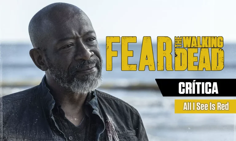 Morgan em arte da crítica do episódio 6 da 8ª temporada de Fear the Walking Dead.