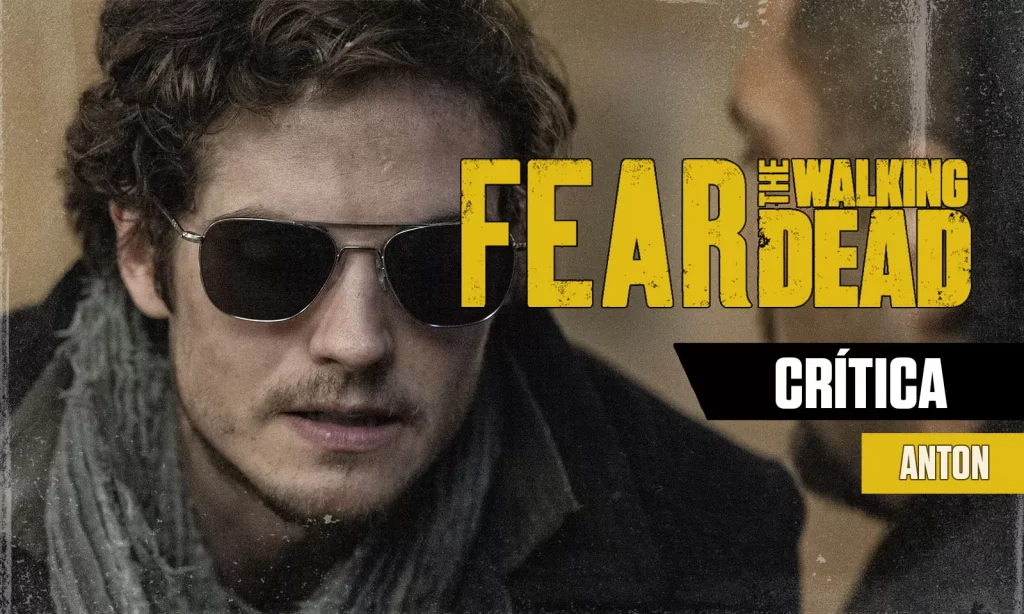 Troy de óculos escuro em cena do Episódio 7 da 8ª temporada de Fear the Walking Dead.