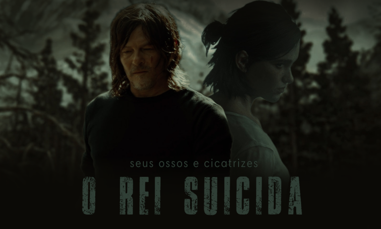 Pôster do Capítulo 18 - "O Rei Suicida" da fanfic Seus Ossos e Cicatrizes.