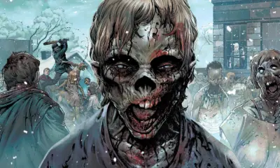 Arte de Mateus Santolouco para as capas variantes da The Walking Dead Deluxe.