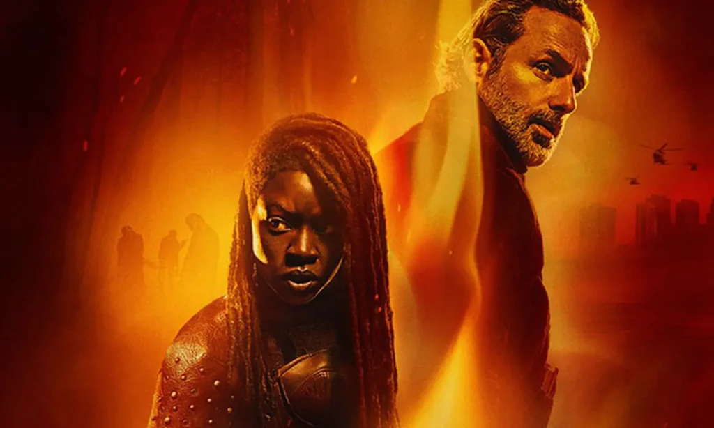 Rick e Michonne em pôster oficial de The Walking Dead: The Ones Who Live.