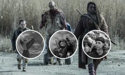 Montagem com imagem do Episódio 2 de The Walking Dead: The Ones Who Live e curiosidades/referências que foram destaques nele.