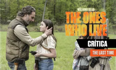 Rick e Michonne reencontrando seus filhos Judith e RJ em cena do Episódio 6 de The Walking Dead: The Ones Who Live.
