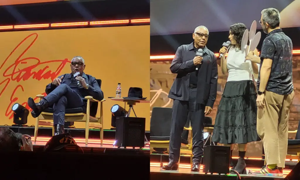 Giancarlo Esposito no painel da ccxp24