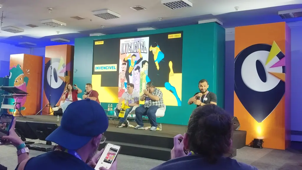 Painel da editora panini na ccxp24