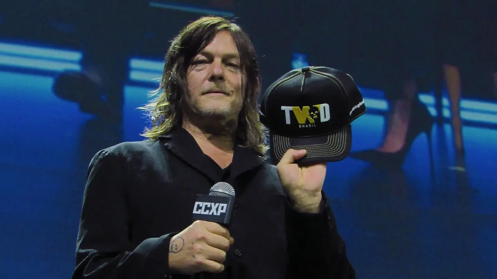 Norman Reedus no painel de Bailarina na ccxp24