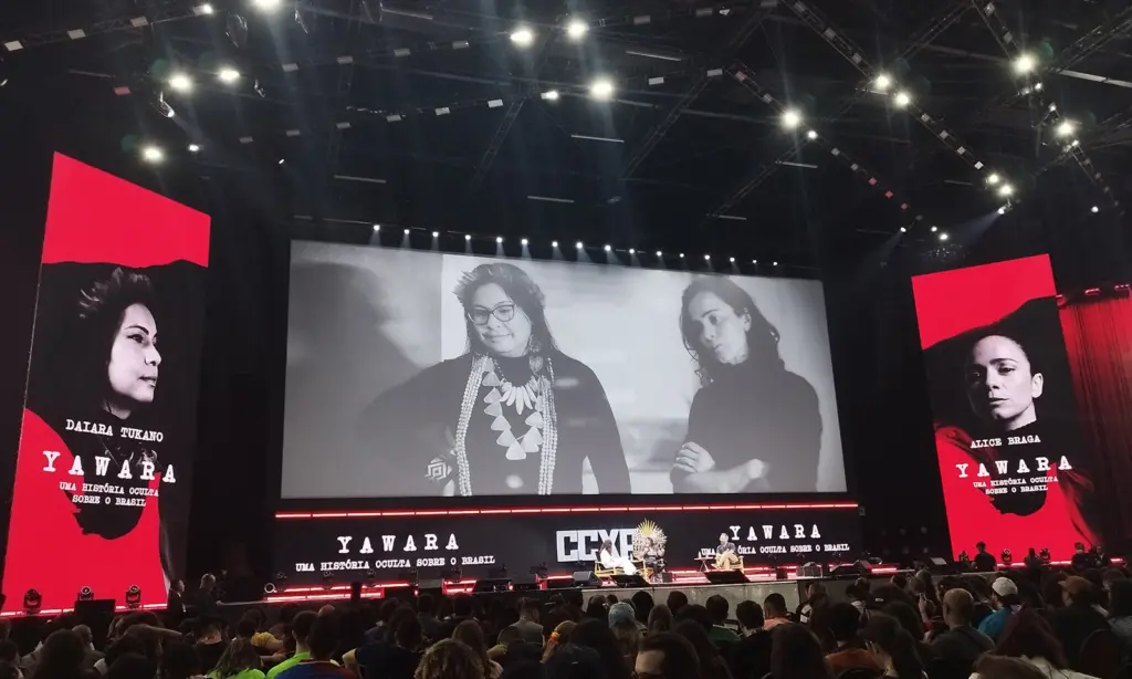 Painel de Yawara nova série do audible na ccxp24