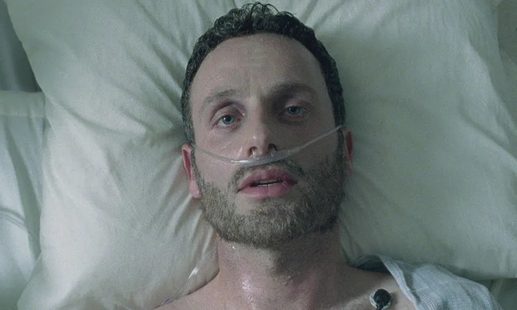 Rick no hospital The Walking Dead