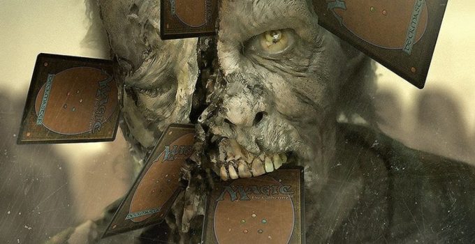 zumbi com cartas do card game Magic