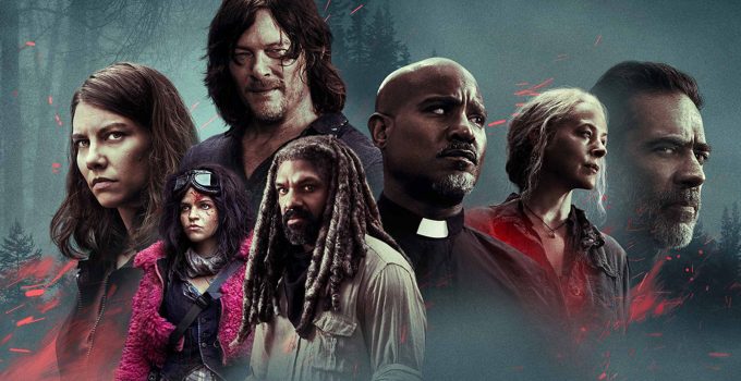 personagens reunidos no pôster da 10ª temporada de The Walking Dead - episódios extras