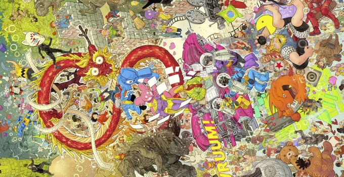 CCXP23 revela pôster oficial em homenagem aos 10 anos do festival