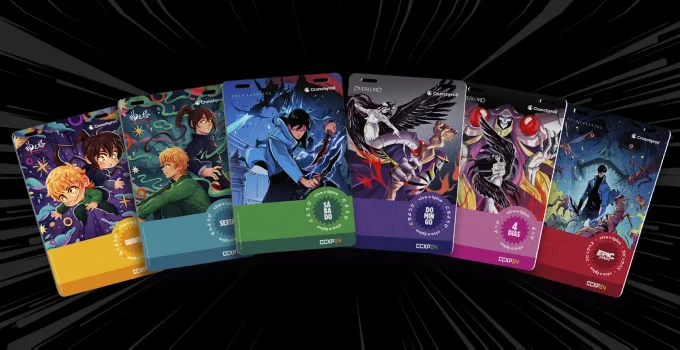 CCXP24 revela artes das credenciais em parceria com Crunchyroll