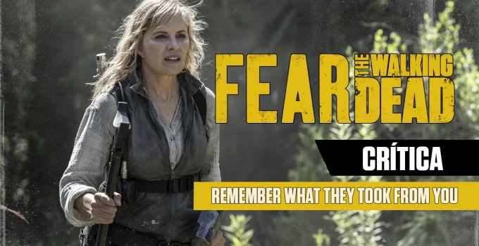 Madison em arte da crítica do episódio 1 da 8ª temporada de Fear the Walking Dead.