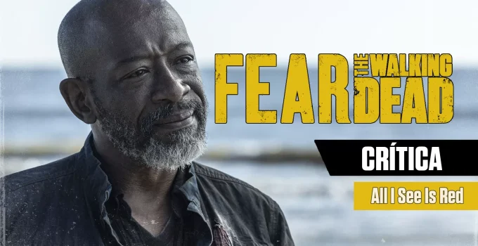 Morgan em arte da crítica do episódio 6 da 8ª temporada de Fear the Walking Dead.
