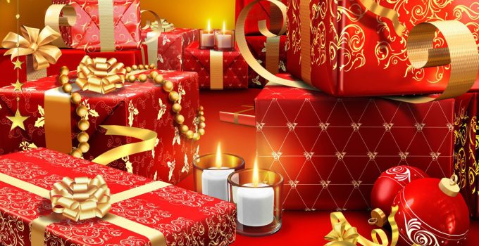 Imagens de presentes para comemorar o Natal.