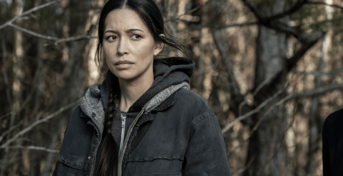 Rosita em cena dos últimos episódios de The Walking Dead.