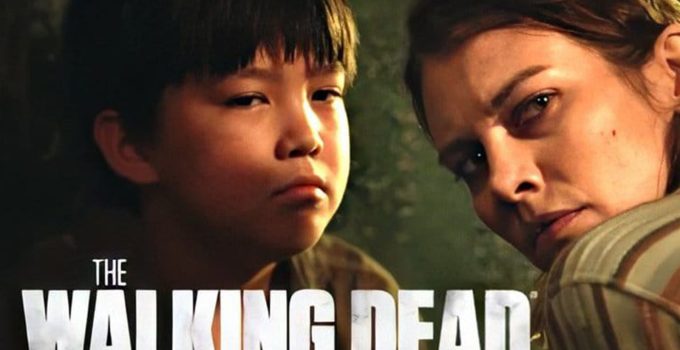 Maggie e Hershel Jr em cena do trailer da segunda parte da 11ª temporada de The Walking Dead.