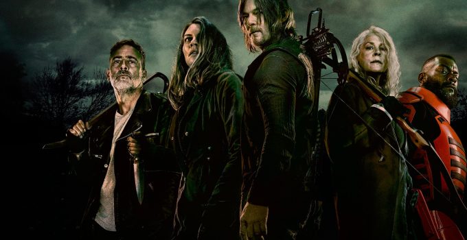 Daryl, Carol, Maggie, Negan e Mercer reunidos na arte de divulgação da 11ª temporada de The Walking Dead