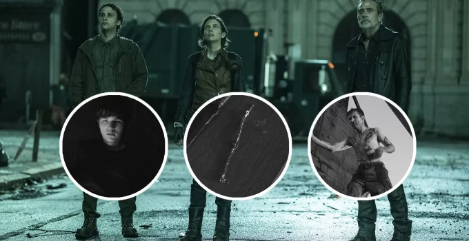 Montagem com curiosidades das cenas do episódio 1 da 1ª temporada de The Walking Dead: Dead City.