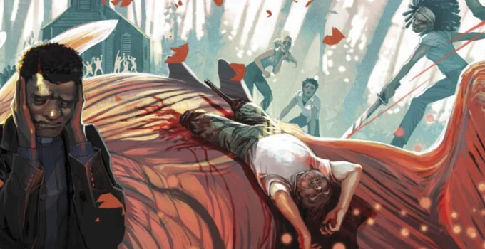 Arte de Stephanie Hans para as capas variantes da The Walking Dead Deluxe.
