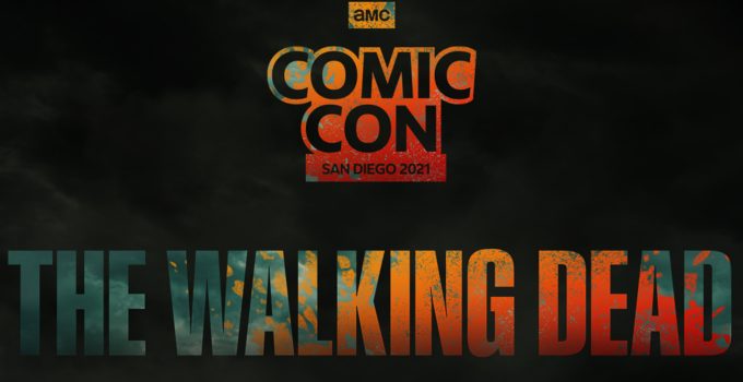 Arte de The Walking Dead para a San Diego Comic Con 2021