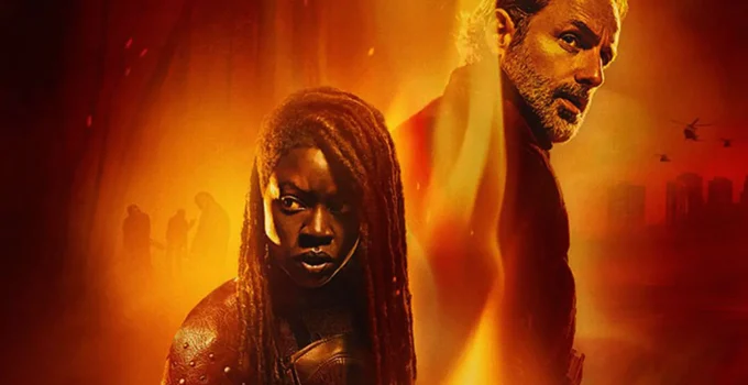 Rick e Michonne em pôster oficial de The Walking Dead: The Ones Who Live.