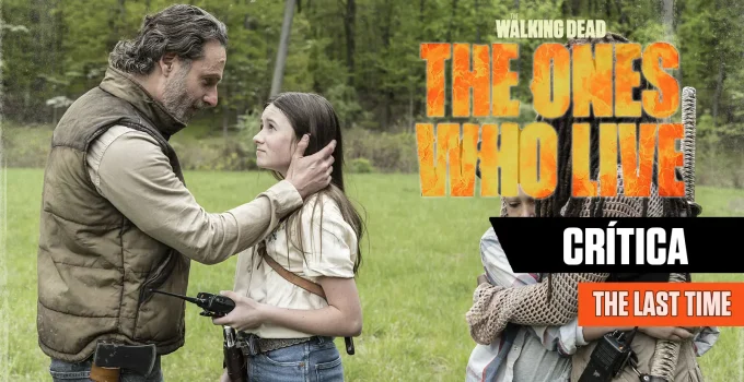 Rick e Michonne reencontrando seus filhos Judith e RJ em cena do Episódio 6 de The Walking Dead: The Ones Who Live.