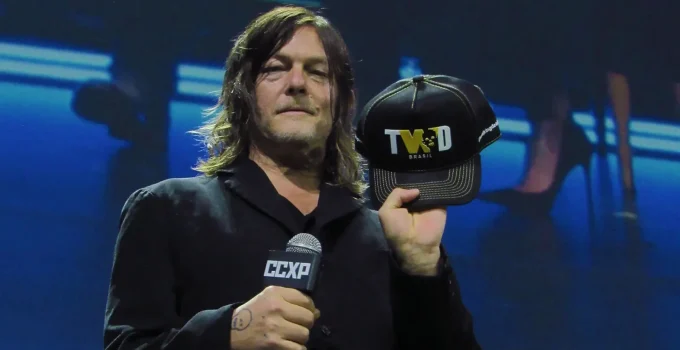 Norman Reedus no painel de Bailarina na ccxp24