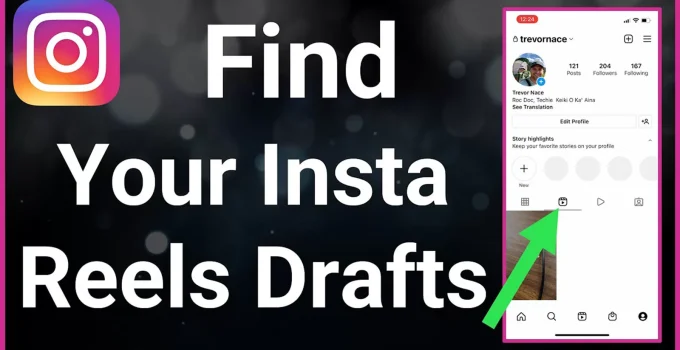 Imagem para artigo de Instagram Reel Drafts.